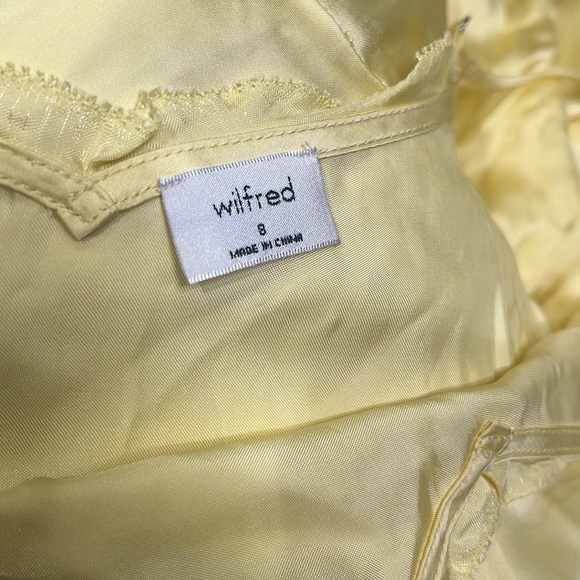 wilfred mille dress light yellow size 6 & 8 - Picture 4 of 4